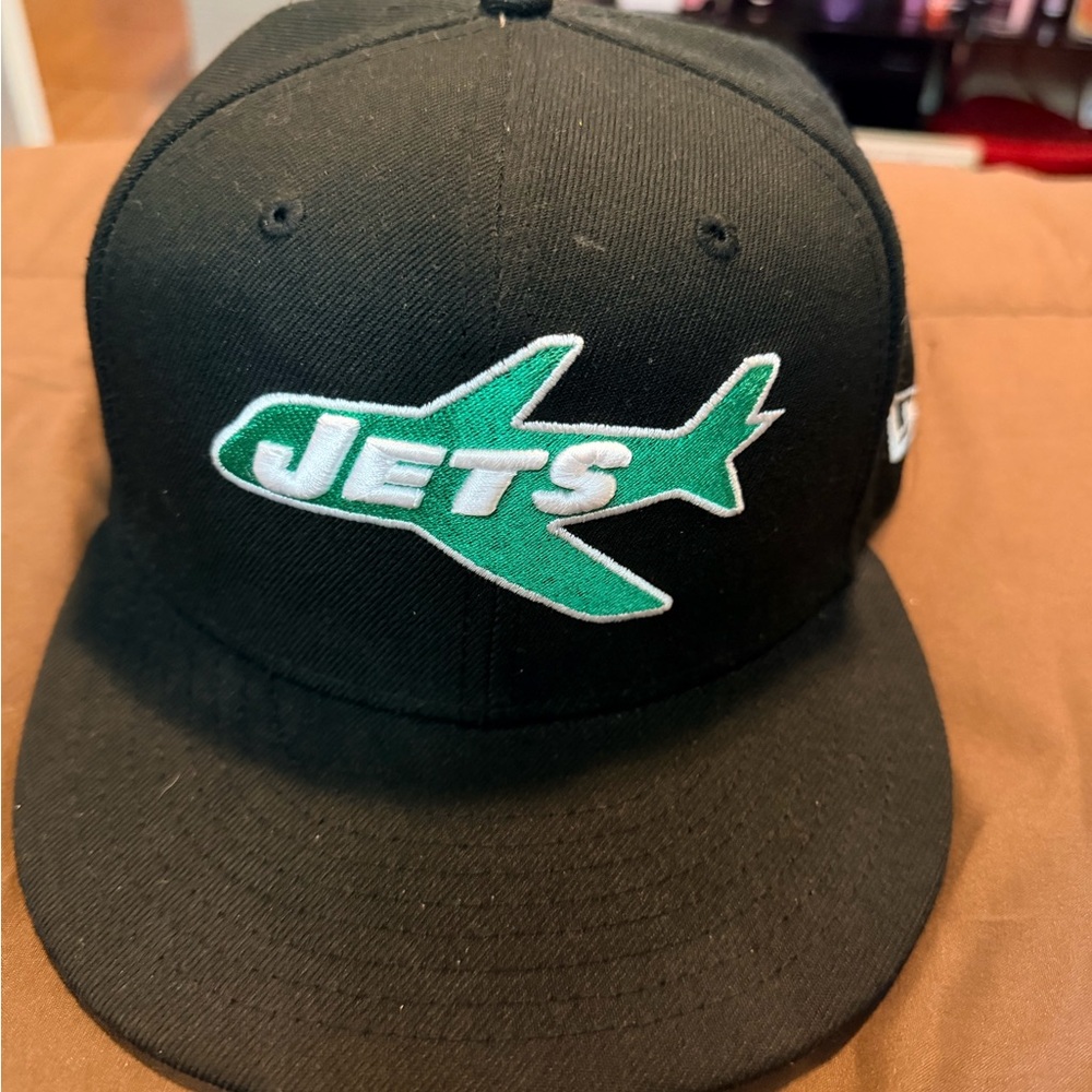 New Era Black and Green Jets Hat